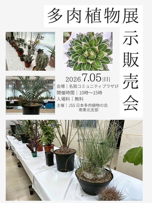 多肉植物展示即売会