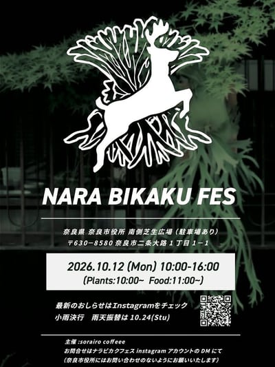 ナラビカクフェス 完成チラシ