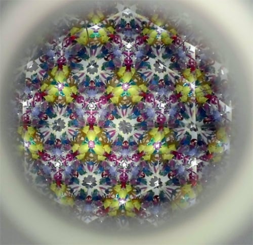 花の万華鏡つくり