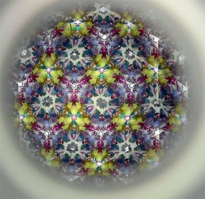 花の万華鏡つくり
