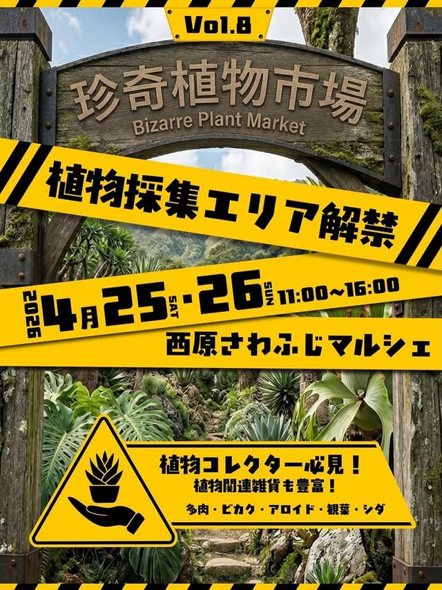 珍奇植物市場Vol.8