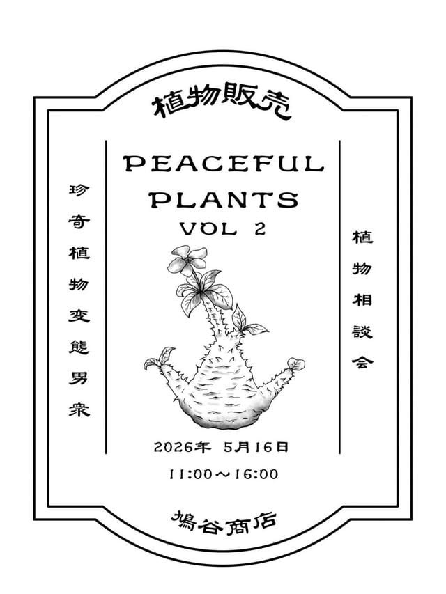 PEACEFUL PLANTS VOL 2｜2026年5月16日 | NextMeet