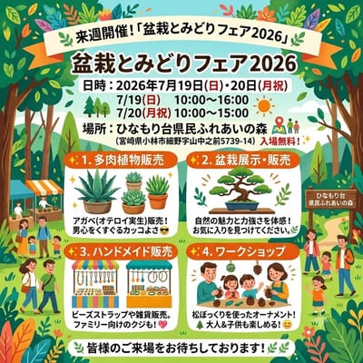 盆栽とみどりフェア2026