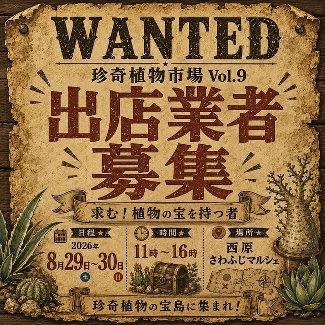 珍奇植物市場 Vol.9
