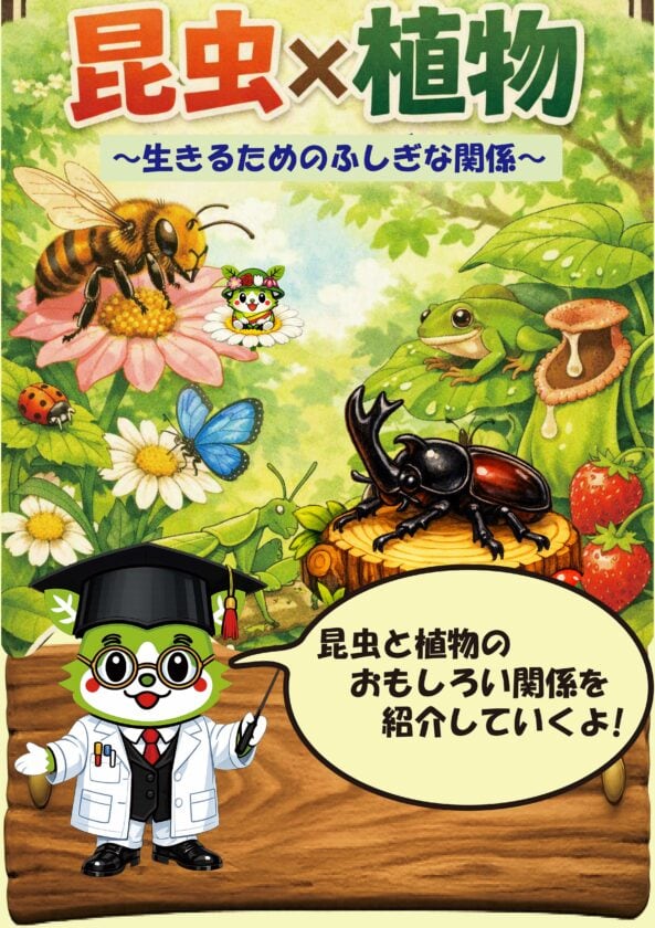 【ガイドツアー】昆虫vs植物 ~生きるための終わりなき戦い~9/19(土)・9/22(火)