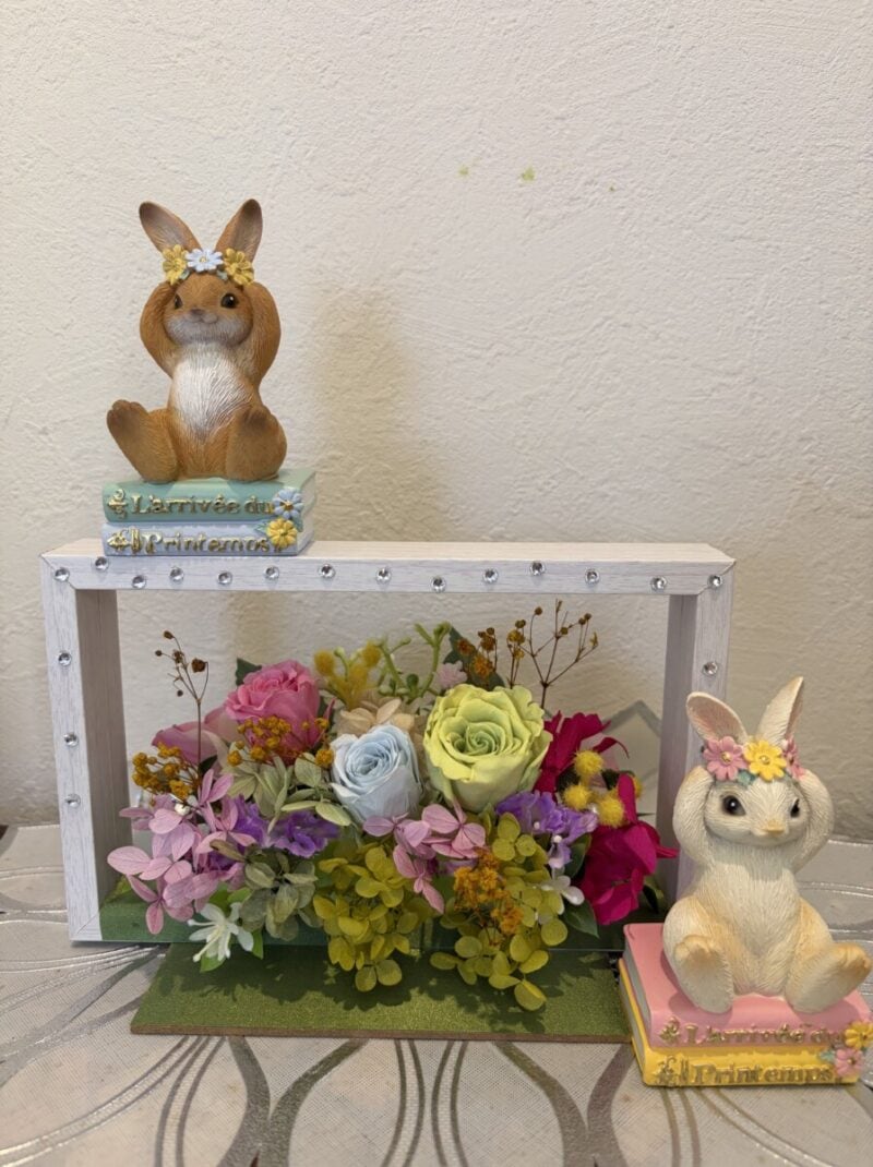 【4月講習会】長くお花を楽しめる プリザーブドフラワー講習会