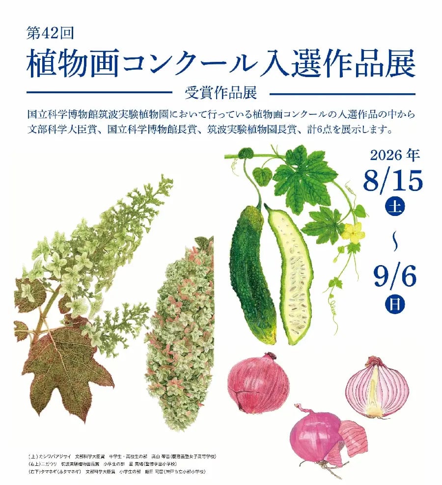 第42回植物画コンクール入選作品展-受賞作品展-