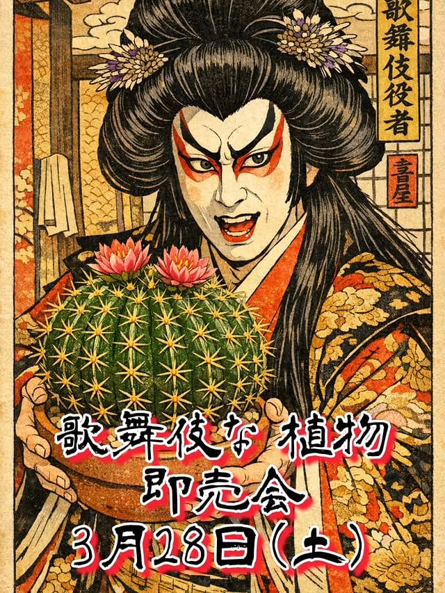 歌舞伎な植物 即売会