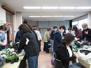 11月の寄せ植え教室